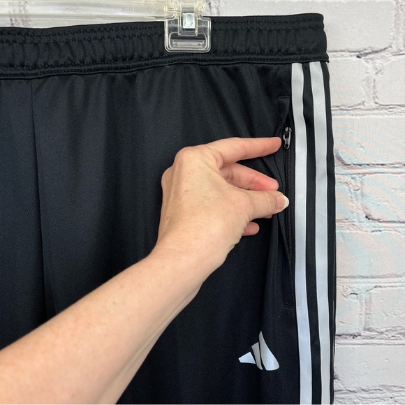 NWT Adidas Men’s Tiro 23 Reflective 3–Stripe Track Pants Black/Silver Sz 2XL - Picture 7 of 16